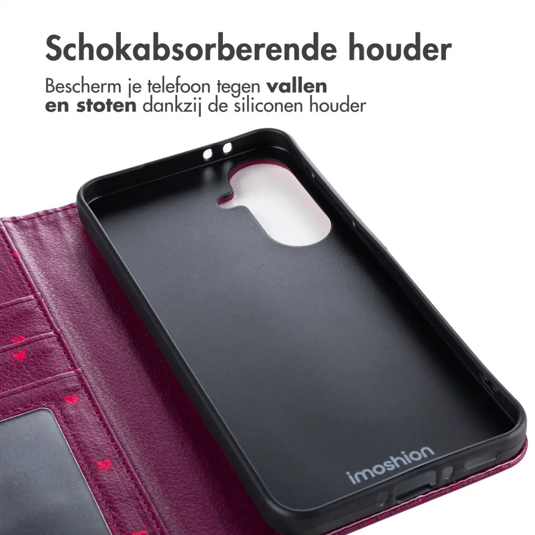 Imoshion Galaxy A57 Hoesje - Crush Check Coral - 3 Pasjes