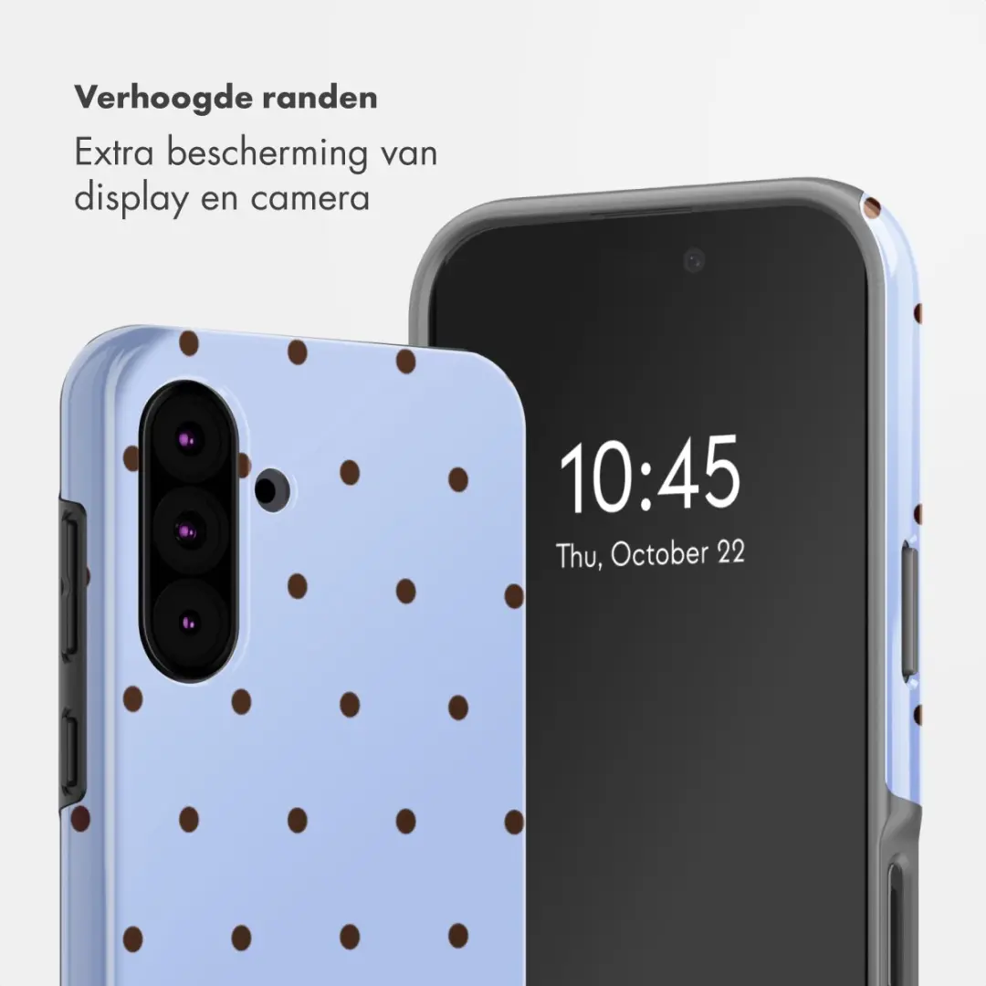 Selencia Hoesje Samsung Galaxy A36/A56 - Lichtblauw