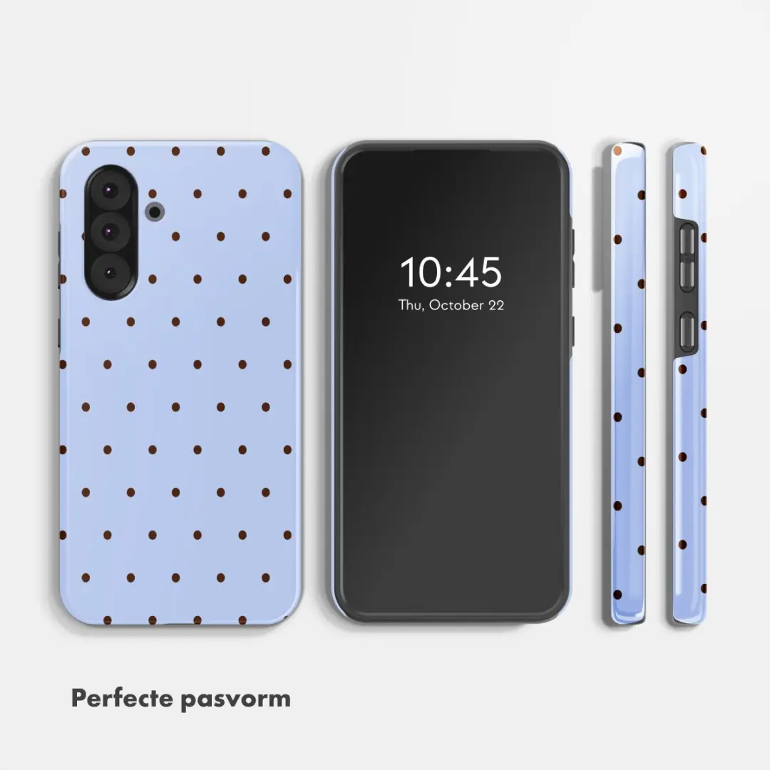 Selencia Hoesje Samsung Galaxy A36/A56 - Lichtblauw
