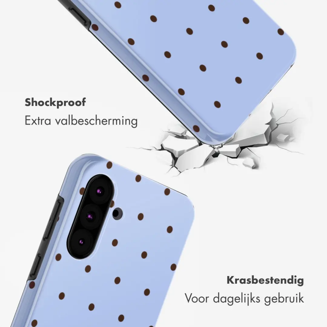 Selencia Hoesje Samsung Galaxy A36/A56 - Lichtblauw
