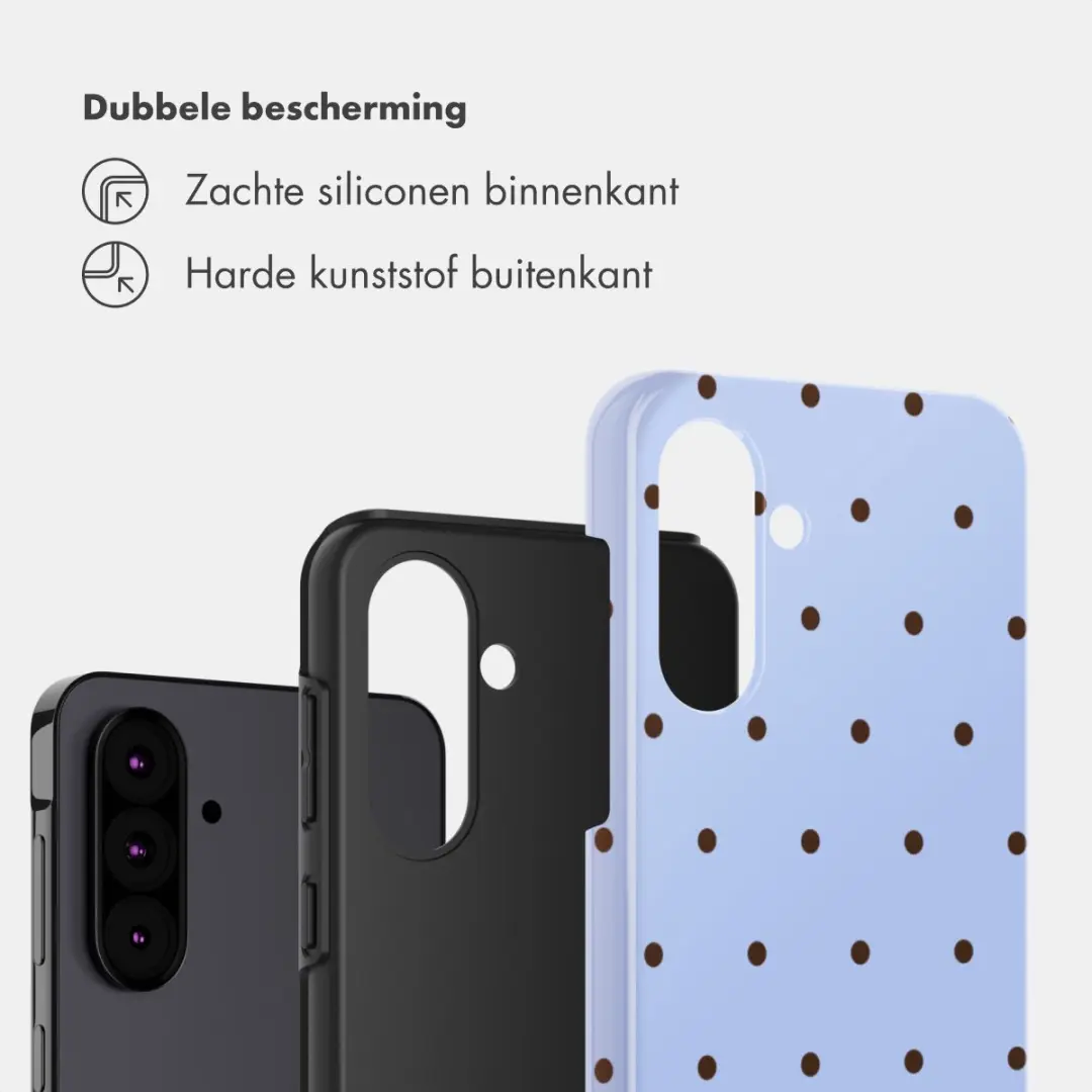 Selencia Hoesje Samsung Galaxy A36/A56 - Lichtblauw