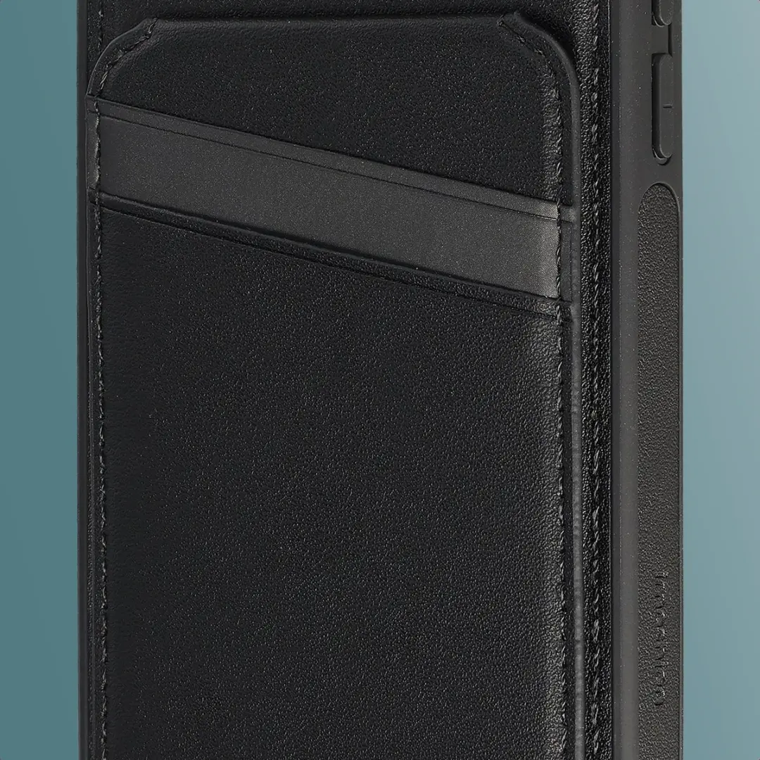 Imoshion Hoesje iPhone 16/17 - Backcover met kaarthouder en stand - Zwart - afbeelding 6 van 6