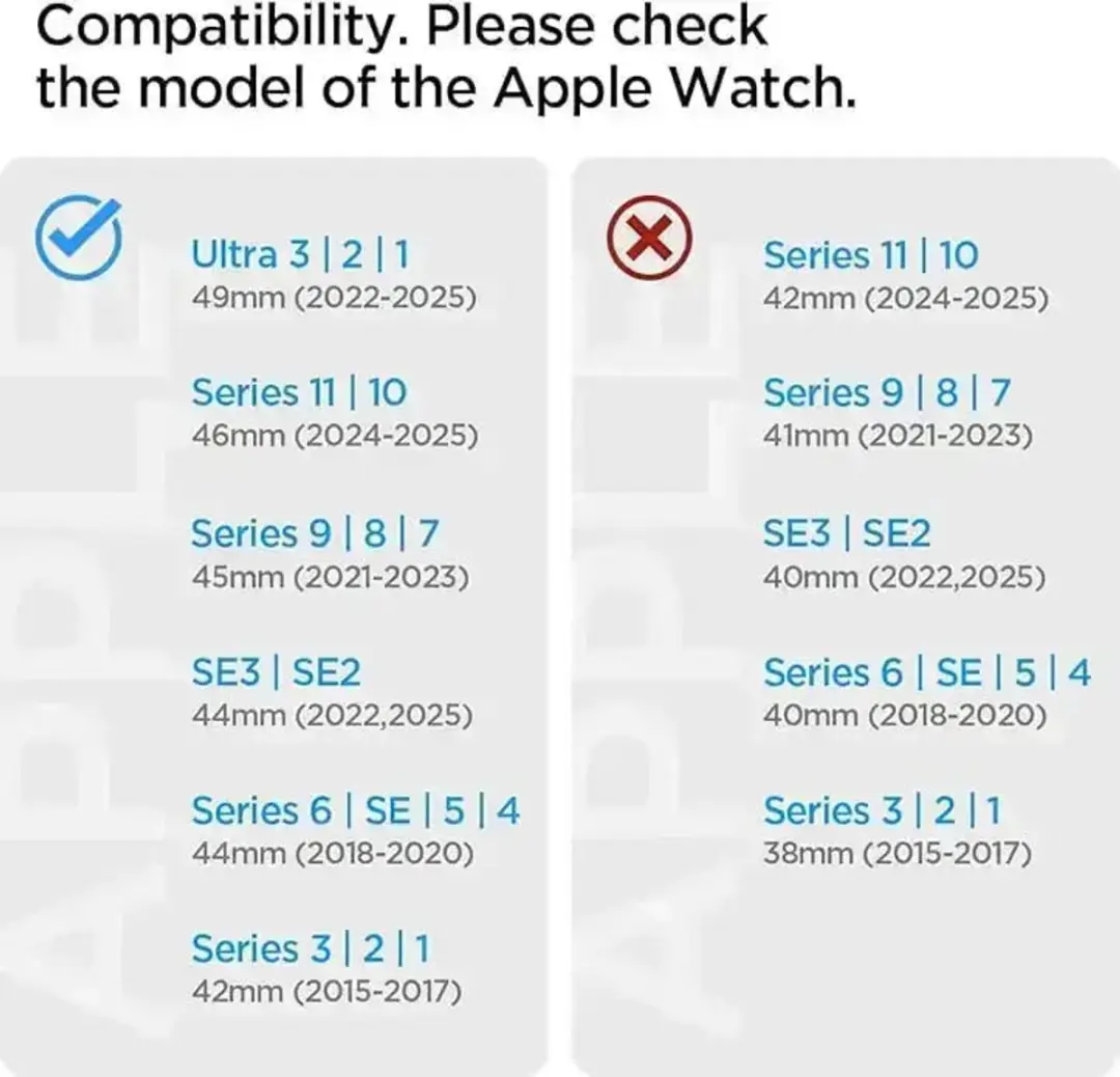 Spigen Metalen Horloge Apple Watch - Grafiet