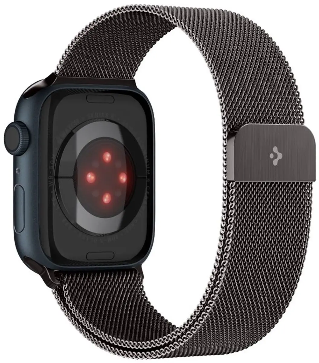 Spigen Metalen Horloge Apple Watch - Grafiet