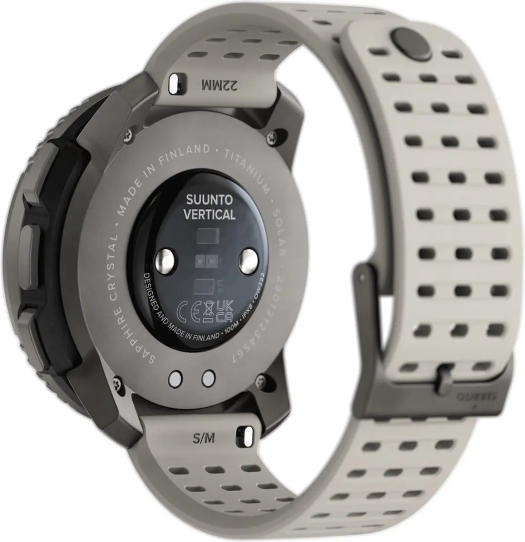 Suunto Vertical Titanium Solar SS050860000 - 49mm - Donkergrijs