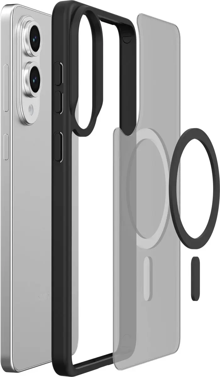 Just in Case Hoesje Samsung Galaxy S25 Edge - Military Grade - Zwart
