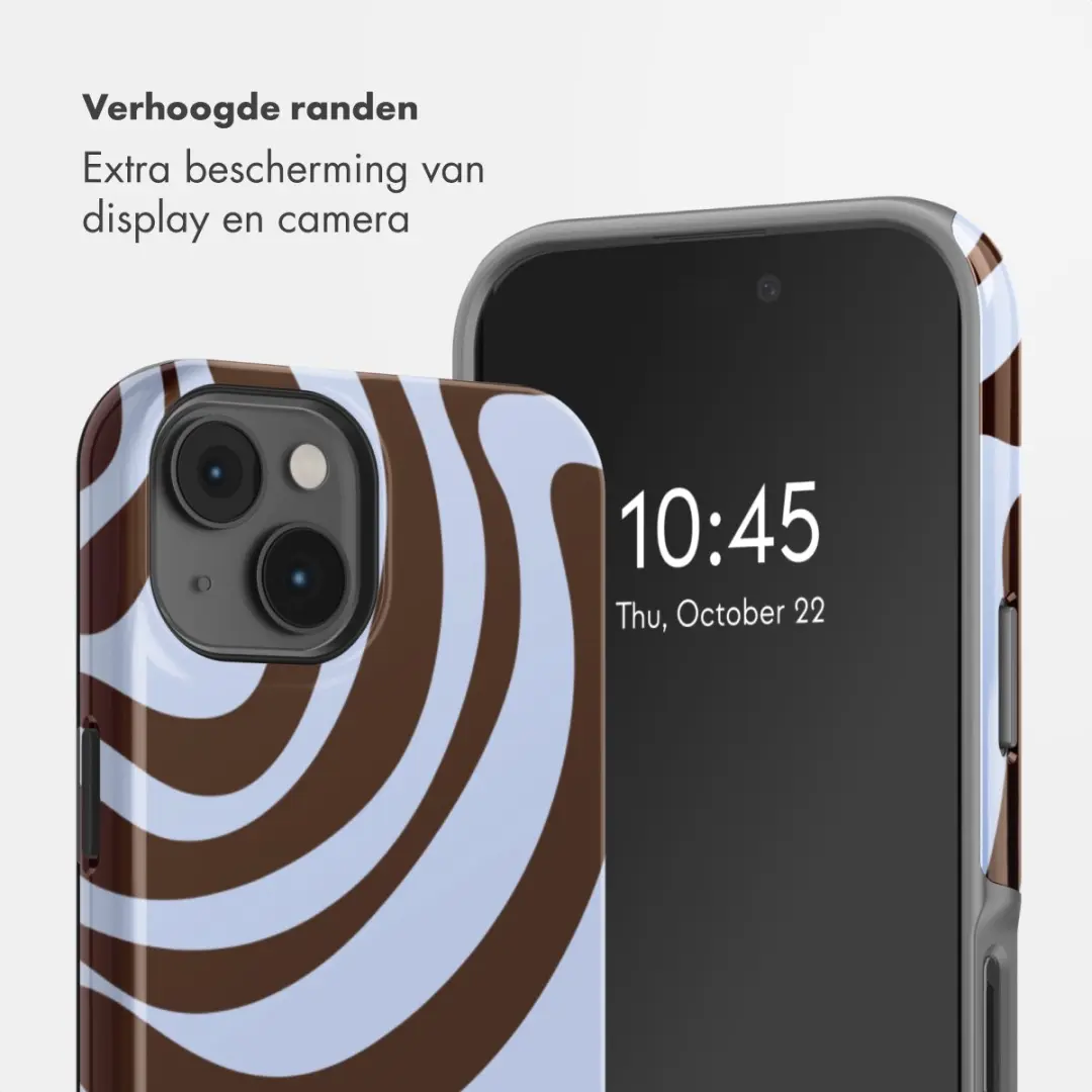 Selencia Hoesje iPhone 14 Dream Swirl Chocolate