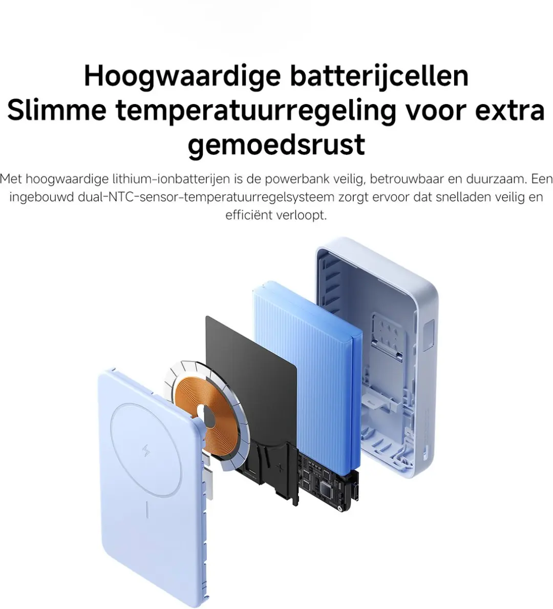 Xiaomi Magnetic Powerbank 10000mAh 33W - Blauw