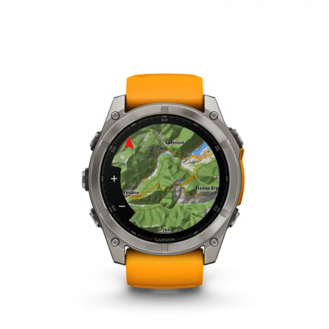 Garmin fēnix 8 51mm - AMOLED Sapphire - Titanium/Oranje - afbeelding 6 van 6