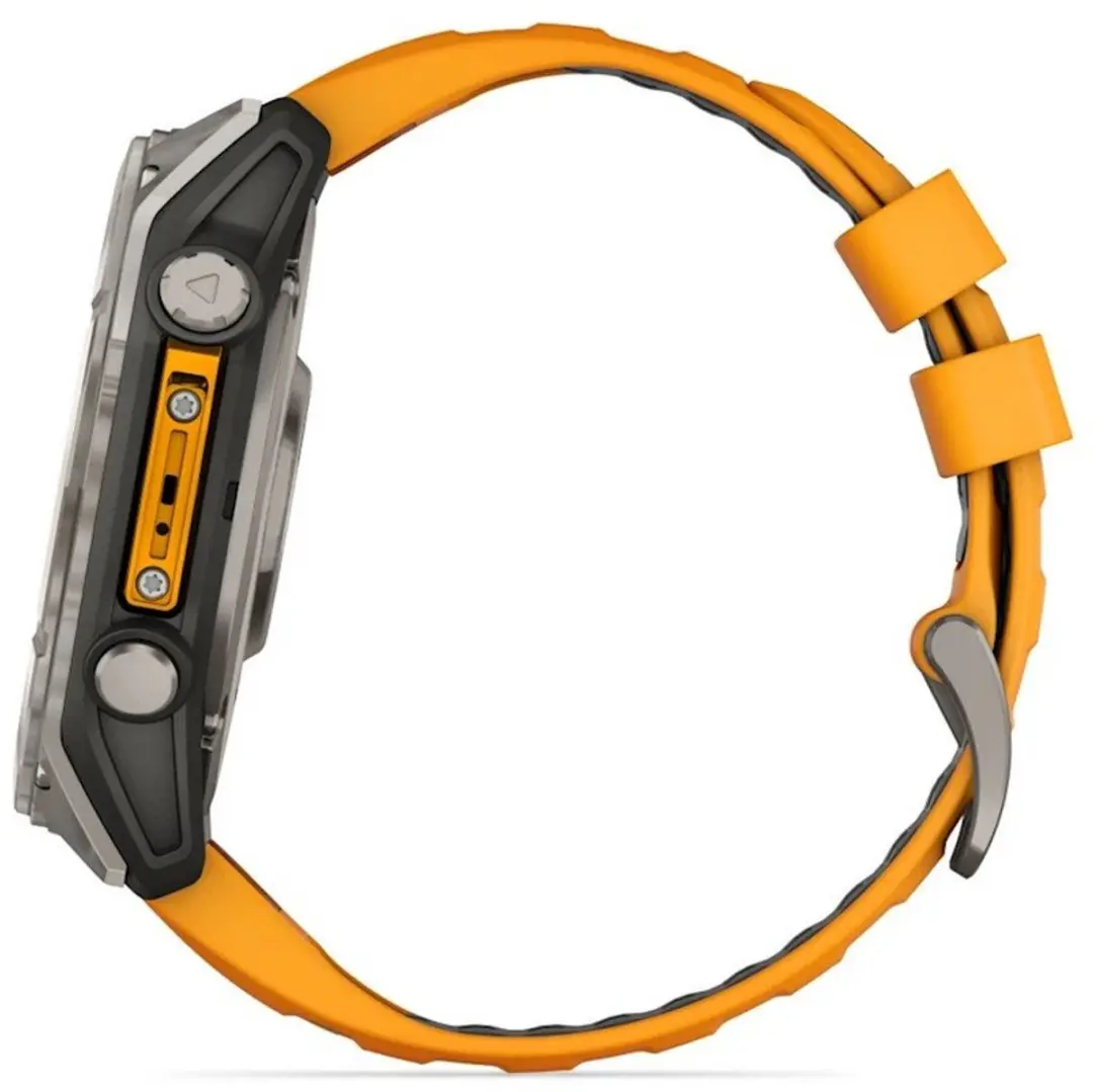 Garmin fēnix 8 51mm - AMOLED Sapphire - Titanium/Oranje - afbeelding 3 van 6