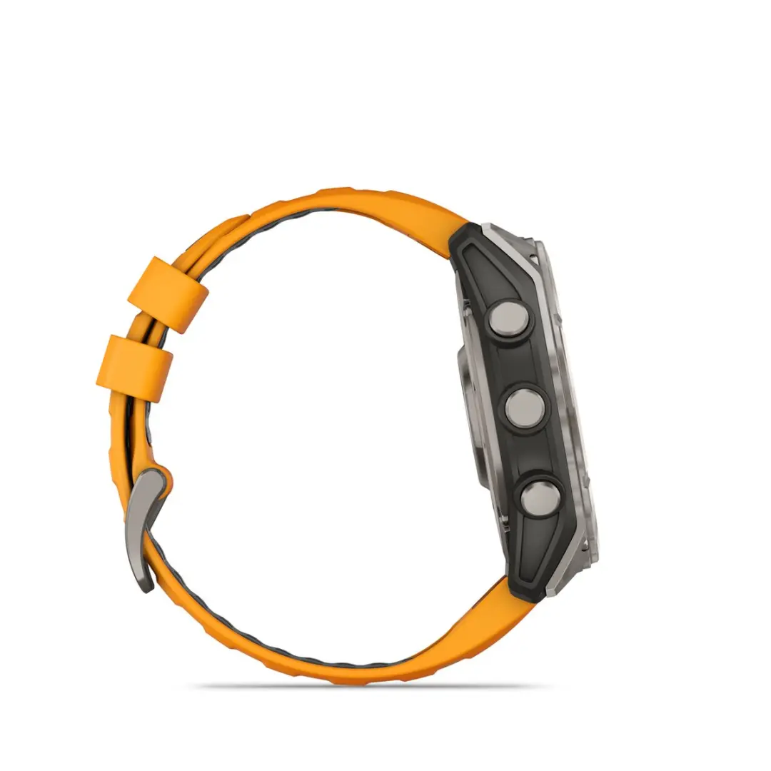 Garmin fēnix 8 51mm - AMOLED Sapphire - Titanium/Oranje - afbeelding 2 van 6