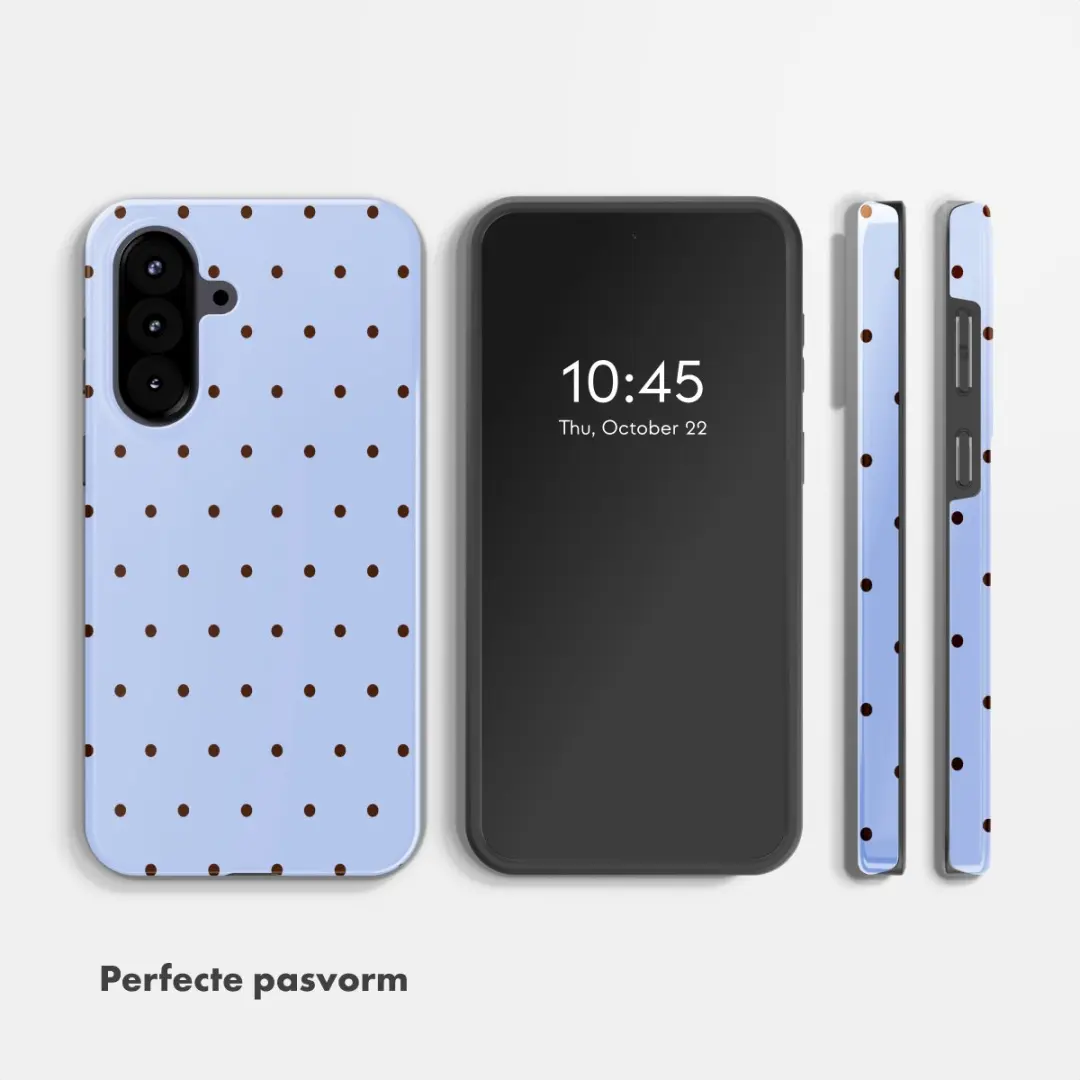 Selencia Hoesje Samsung Galaxy A57 - Lichtblauw
