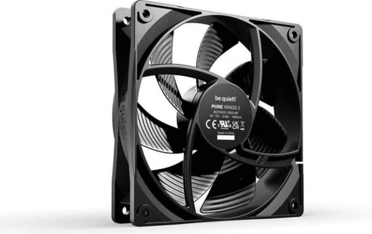 be quiet! Pure Wings 3 BL104 Ventilator 120mm - Zwart