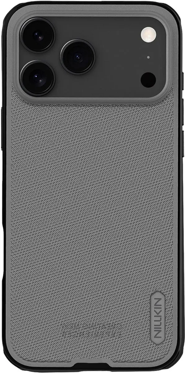 Nillkin Super Frosted Pro Hoesje iPhone 17 Pro - Transparant zwart