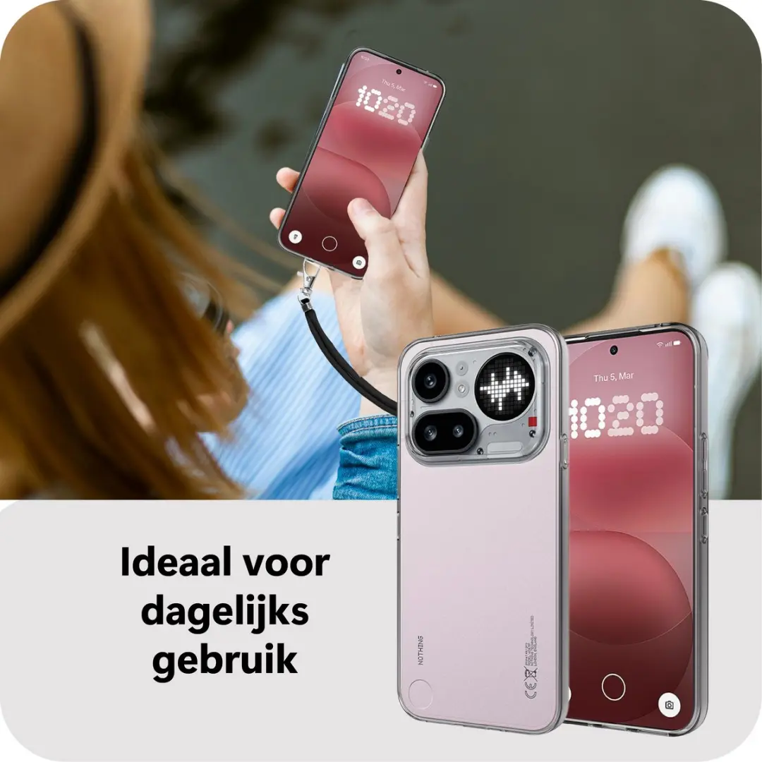 Just in Case Hoesje Nothing Phone (4a) Pro MNT2904KL0L - Transparant - afbeelding 6 van 6