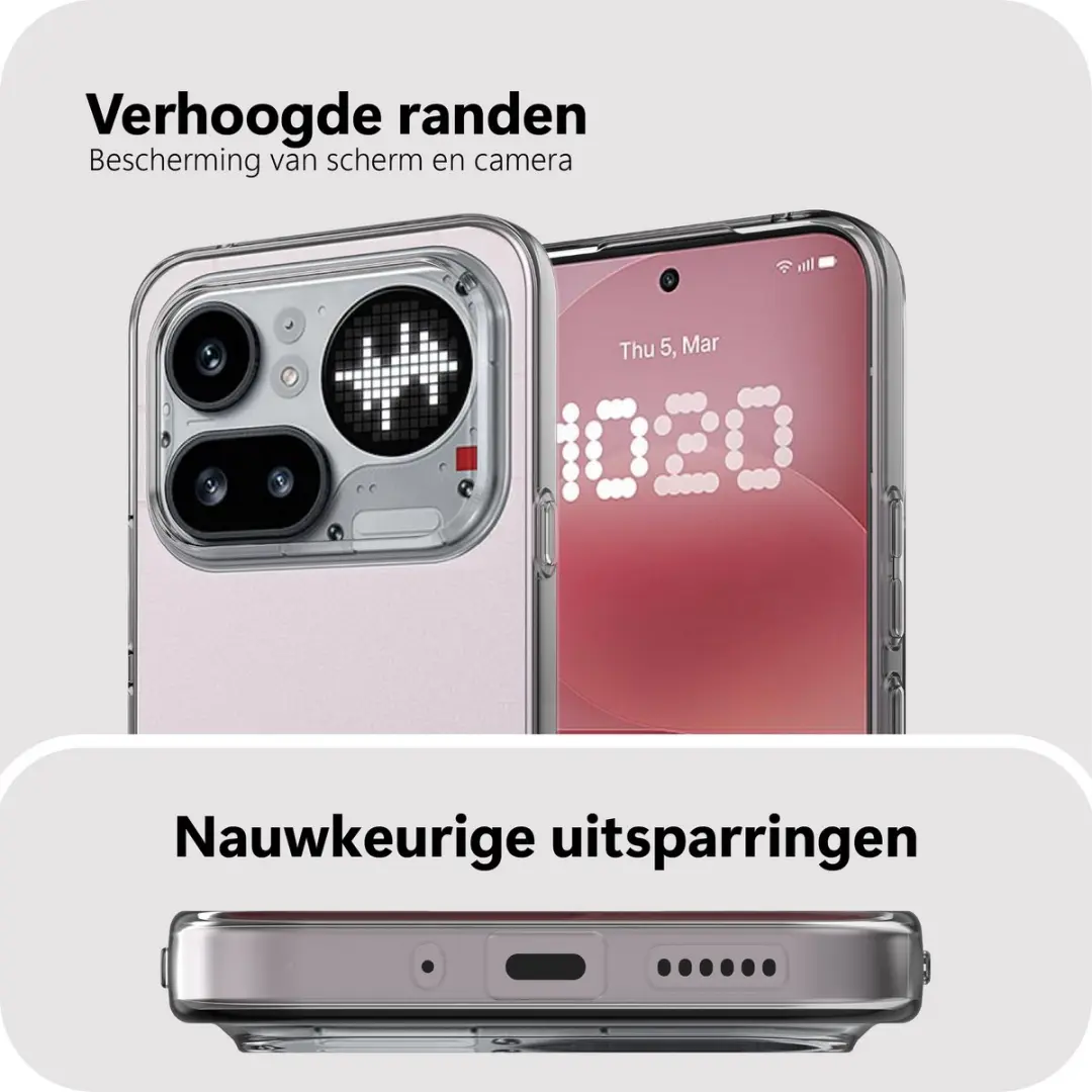 Just in Case Hoesje Nothing Phone (4a) Pro MNT2904KL0L - Transparant