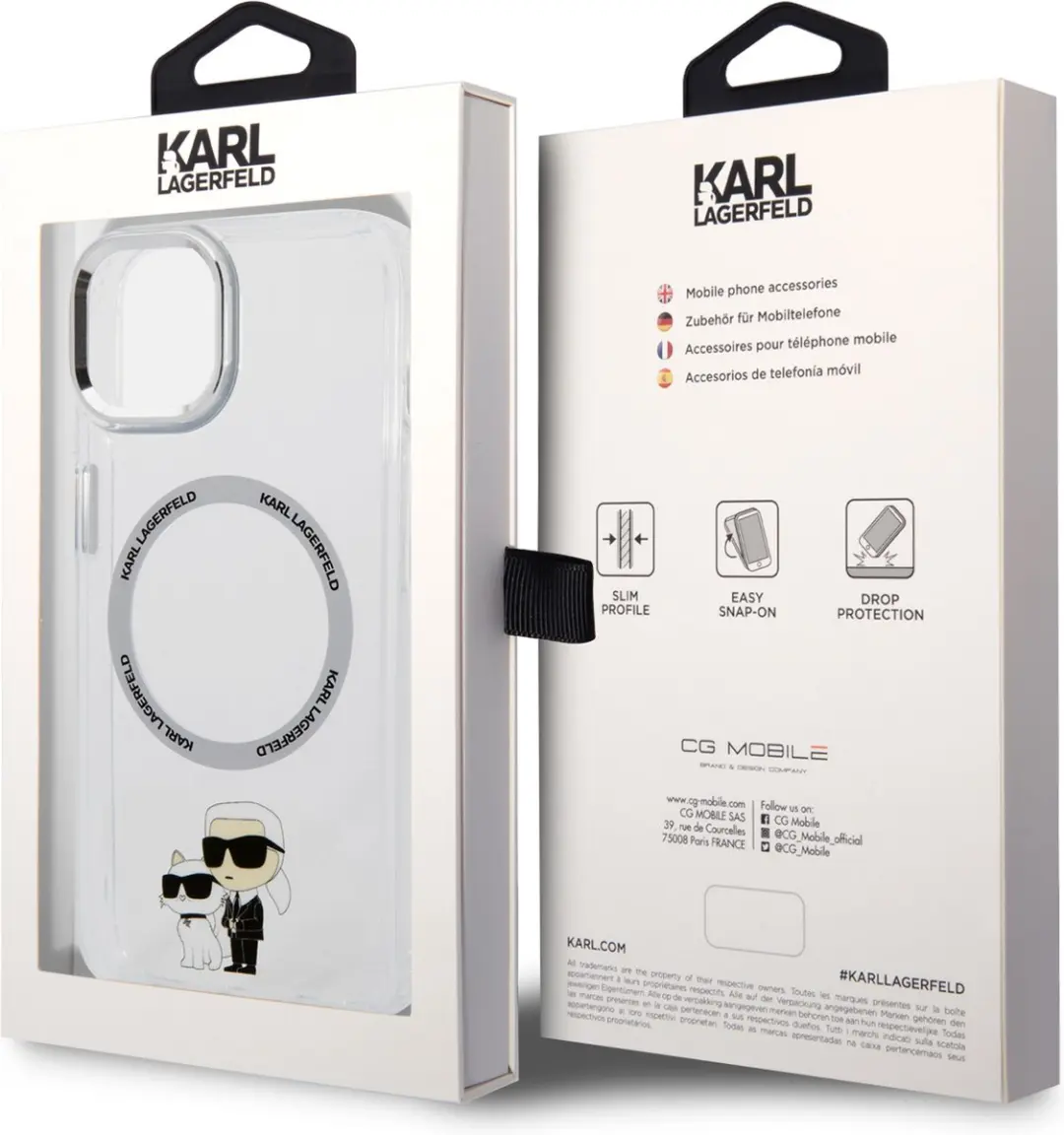 Karl Lagerfeld Backcase Hoesje iPhone 14 Plus