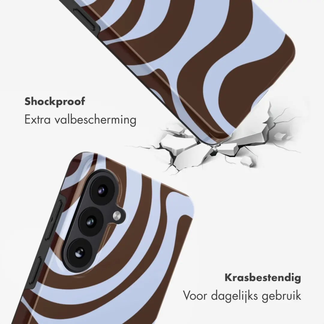 Selencia Hoesje Samsung Galaxy S26 Dream Swirl Chocolate - MagSafe