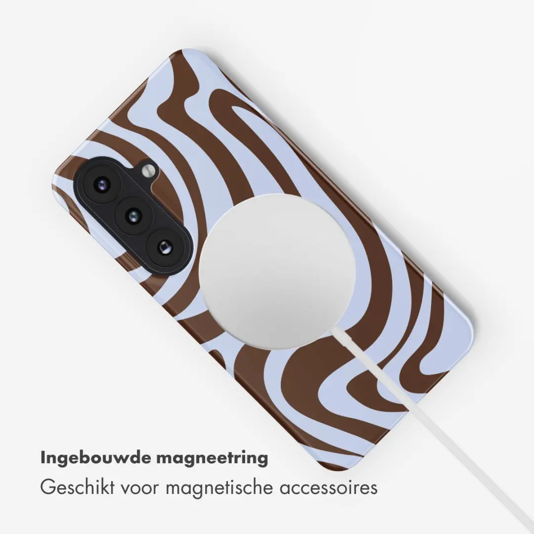 Selencia Hoesje Samsung Galaxy S26 Dream Swirl Chocolate - MagSafe - afbeelding 6 van 6