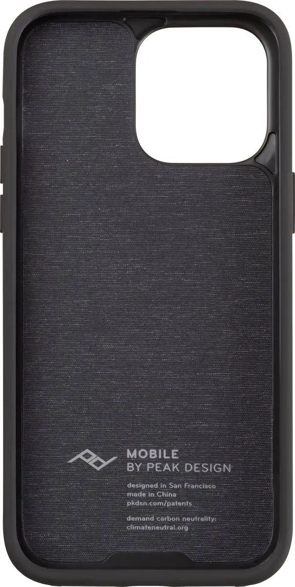 Peak Design Mobile Everyday Fabric Case iPhone 14 Pro Max - Charcoal