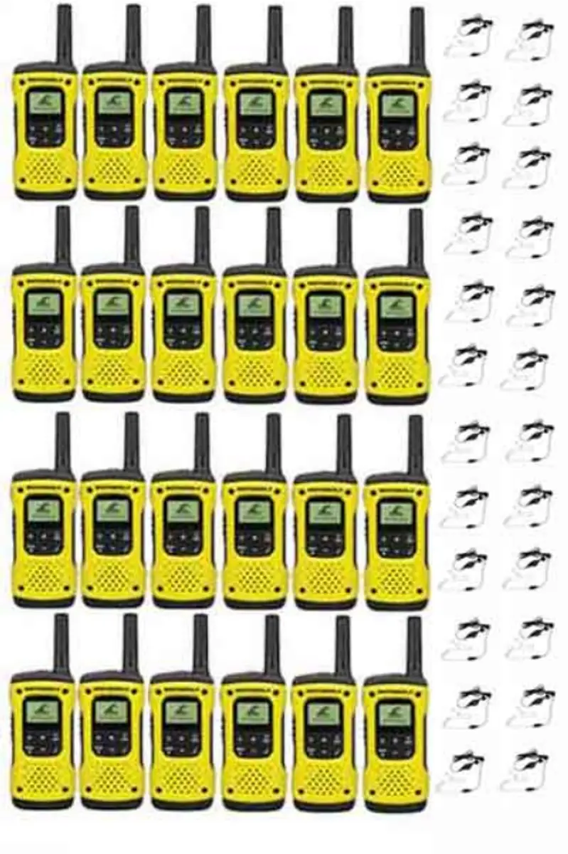 Motorola TLKR T92 H2O Portofoons - 24 Stuks (2x12) - Geel