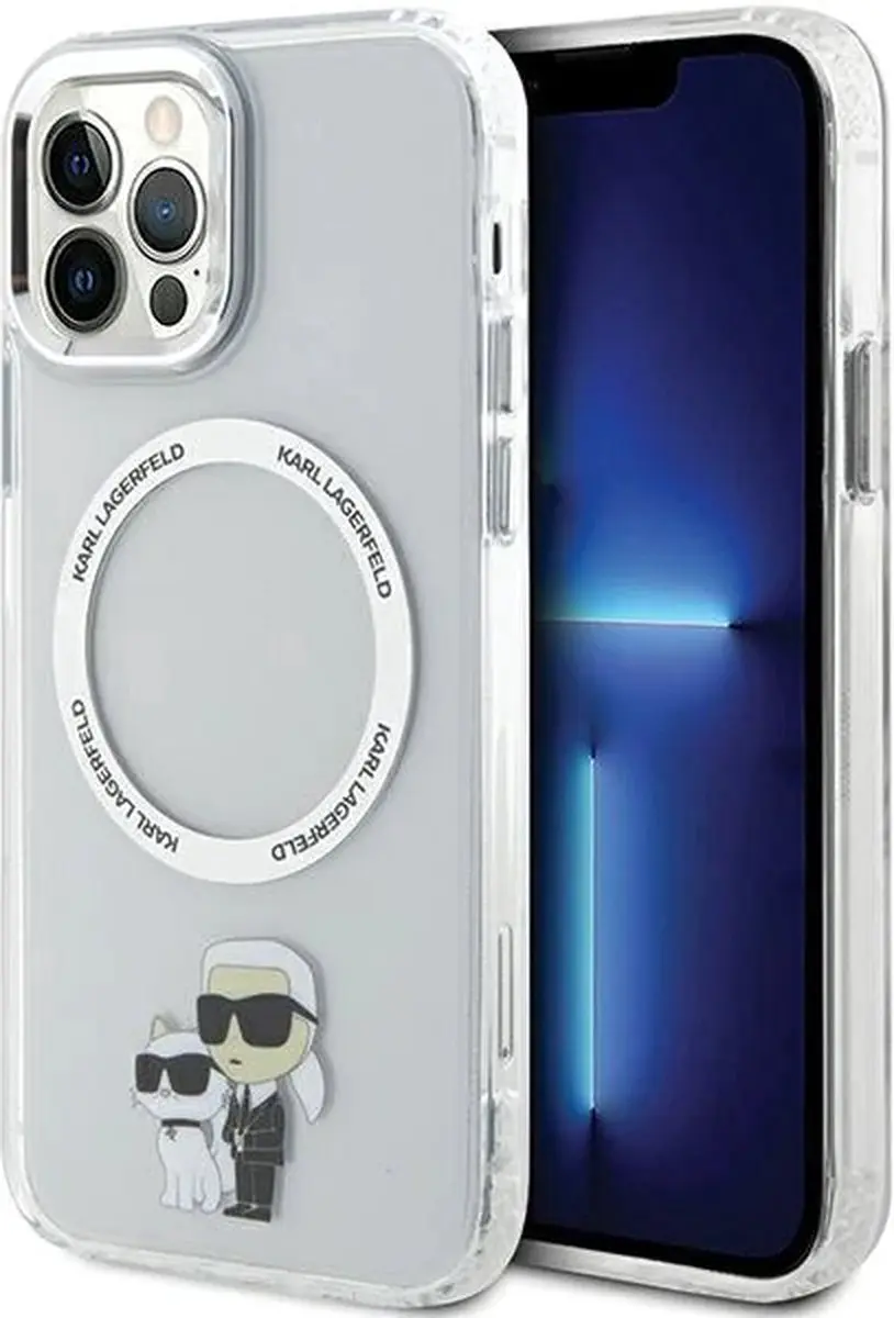 Karl Lagerfeld Iconic Karl&Choupette iPhone 12/Pro Hoesje