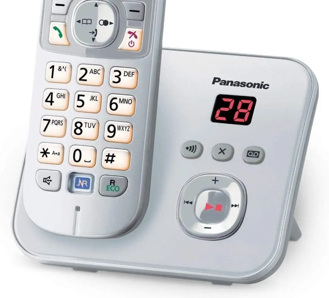 Panasonic KX-TG6823GS Trio DECT Telefoon - 3 Handsets - Zilvergrijs