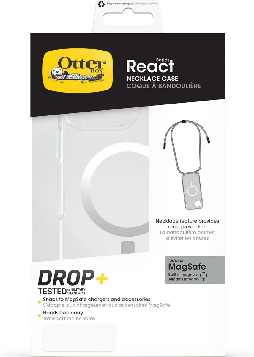 OtterBox React Necklace Hoesje 77-96834 - Transparant - afbeelding 6 van 6