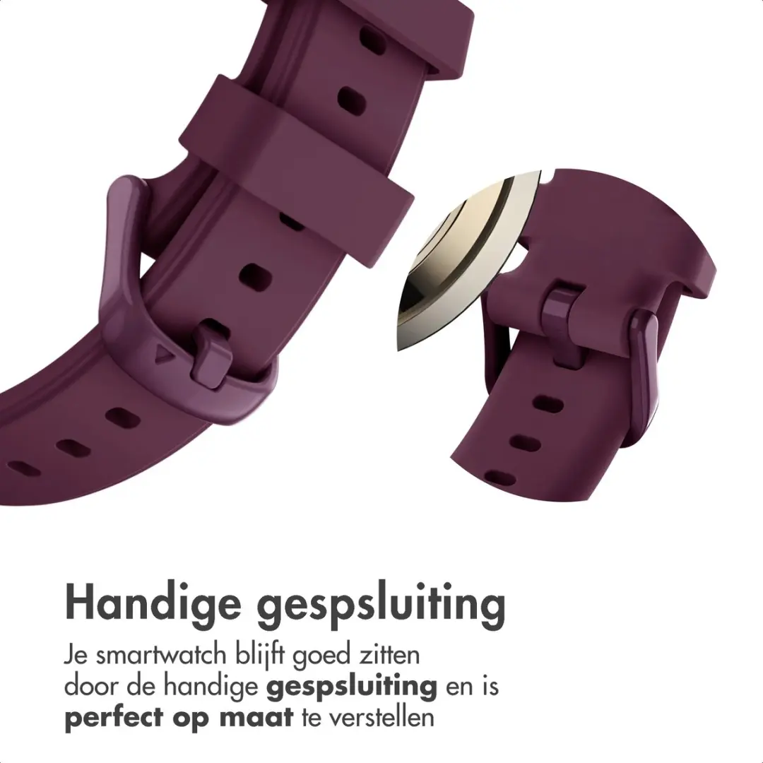 Imoshion Siliconen Bandje Garmin Lily 2 - Donkerrood