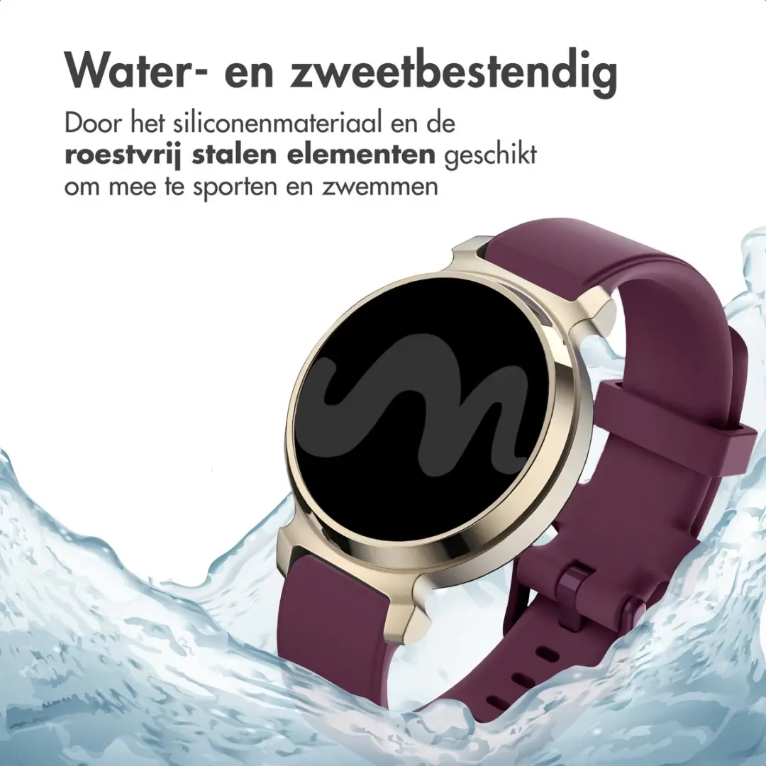 Imoshion Siliconen Bandje Garmin Lily 2 - Donkerrood