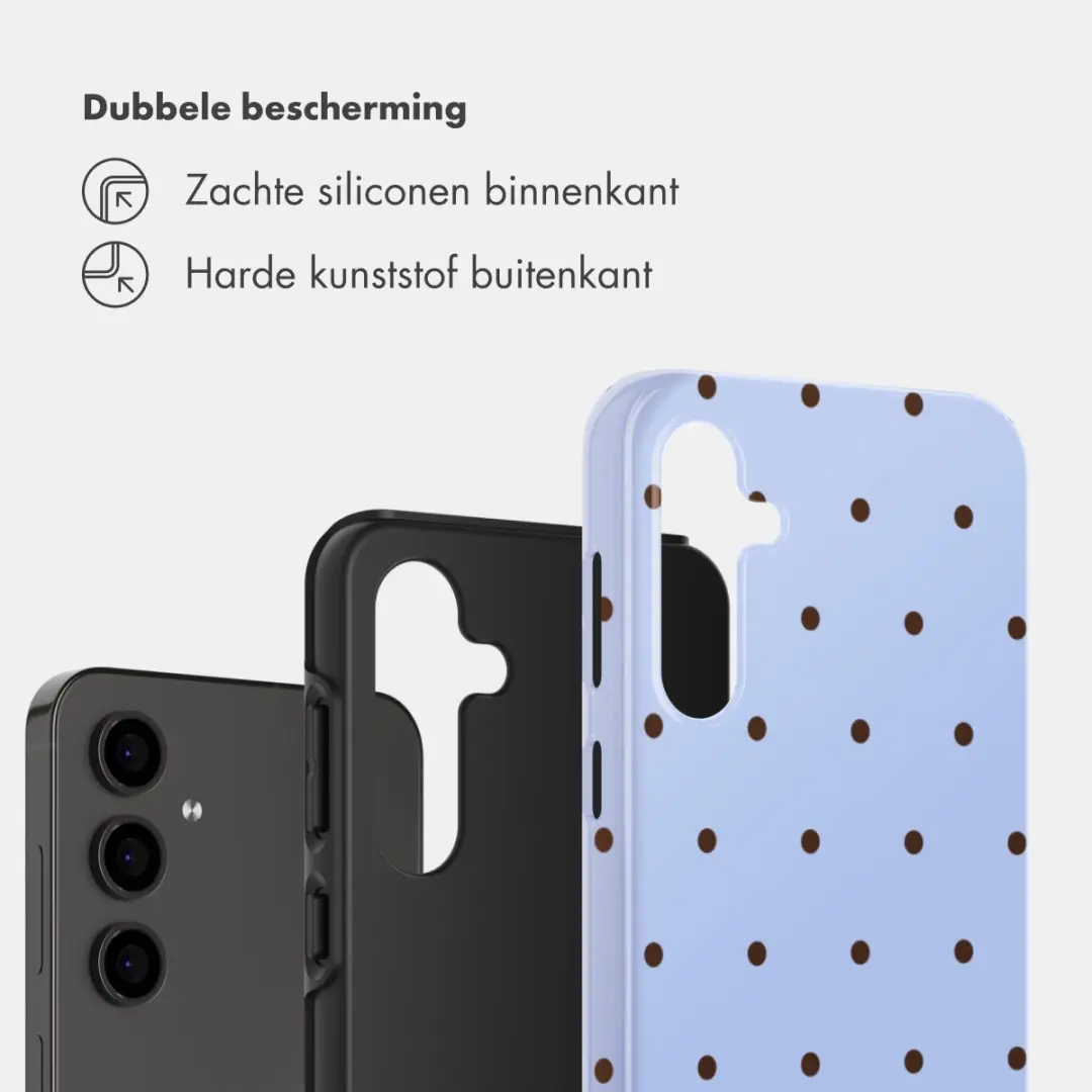 Selencia Hoesje Samsung Galaxy S24 FE - Lichtblauw