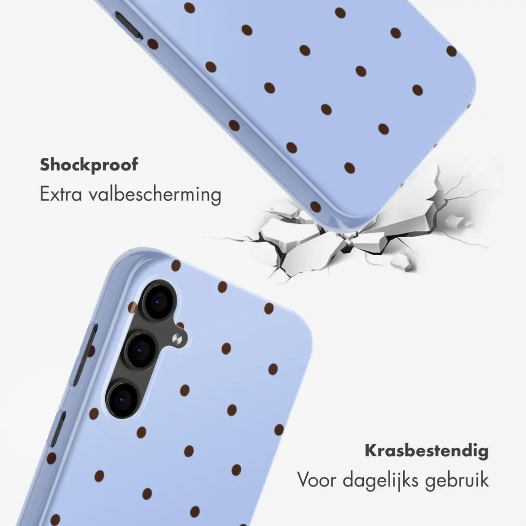 Selencia Hoesje Samsung Galaxy S24 FE - Lichtblauw
