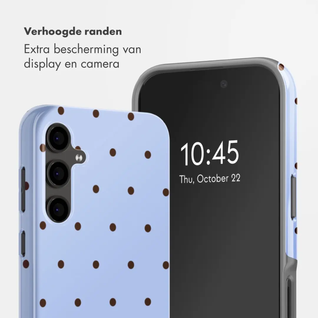 Selencia Hoesje Samsung Galaxy S24 FE - Lichtblauw