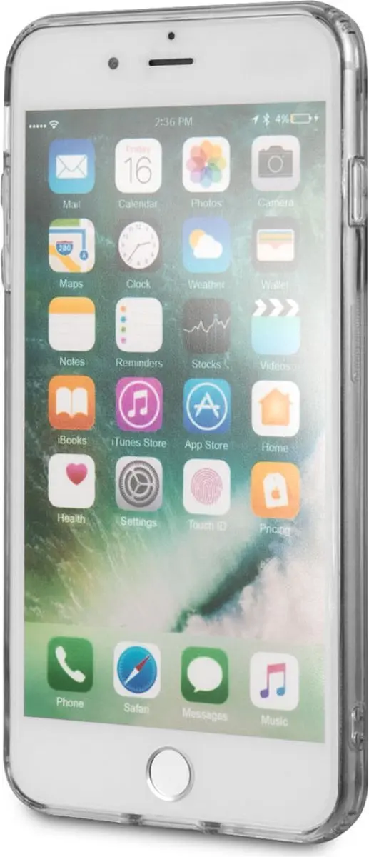 Karl Lagerfeld Poezen Backcase iPhone 6/6s/7/8 Plus - Transparant