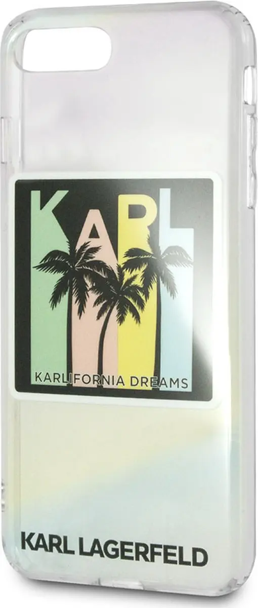Karl Lagerfeld Poezen Backcase iPhone 6/6s/7/8 Plus - Transparant