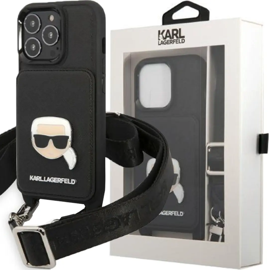 Karl Lagerfeld KLHCP13LSAKHPK Hoesje iPhone 13 Pro