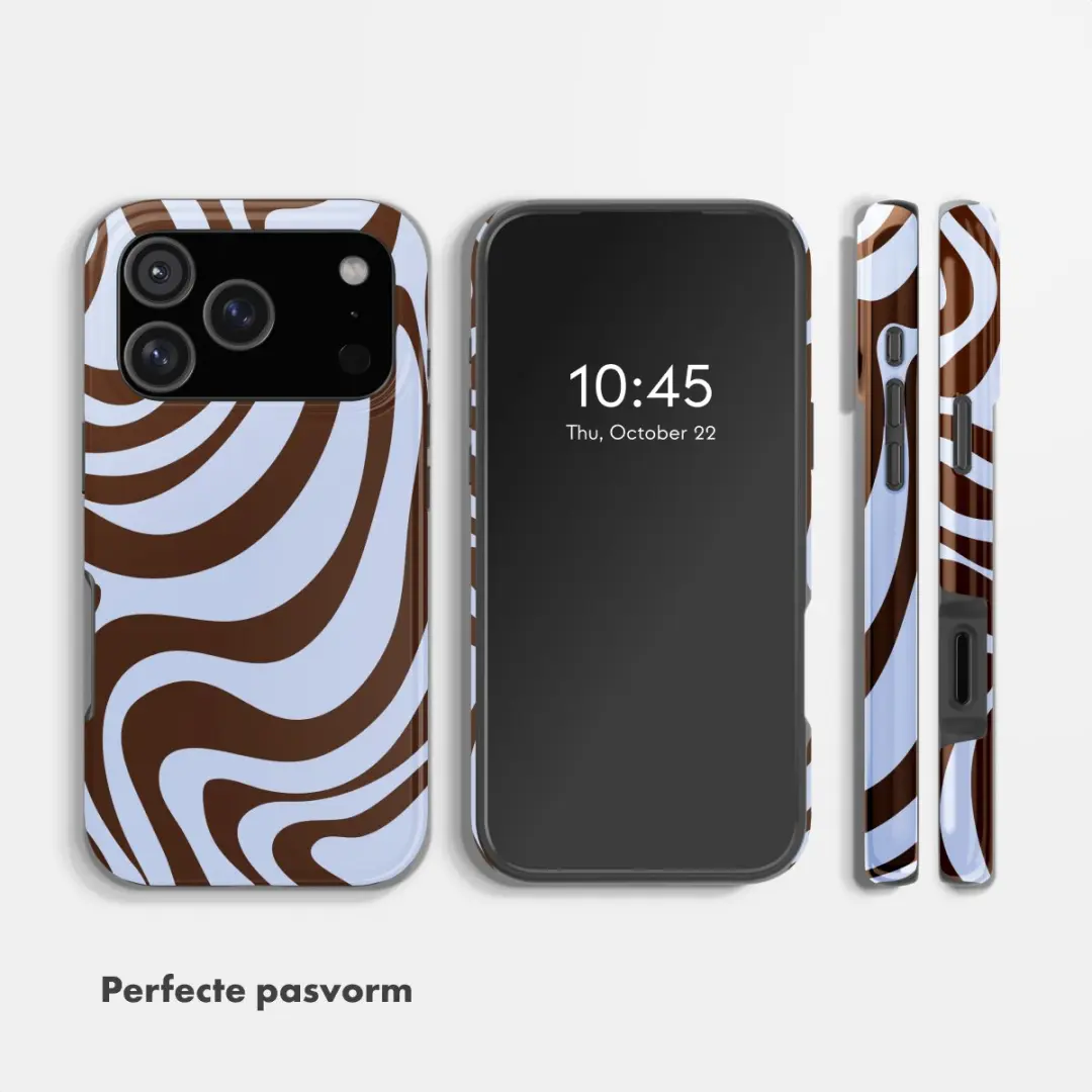 Selencia Hoesje iPhone 17 Pro Dream Swirl Chocolate