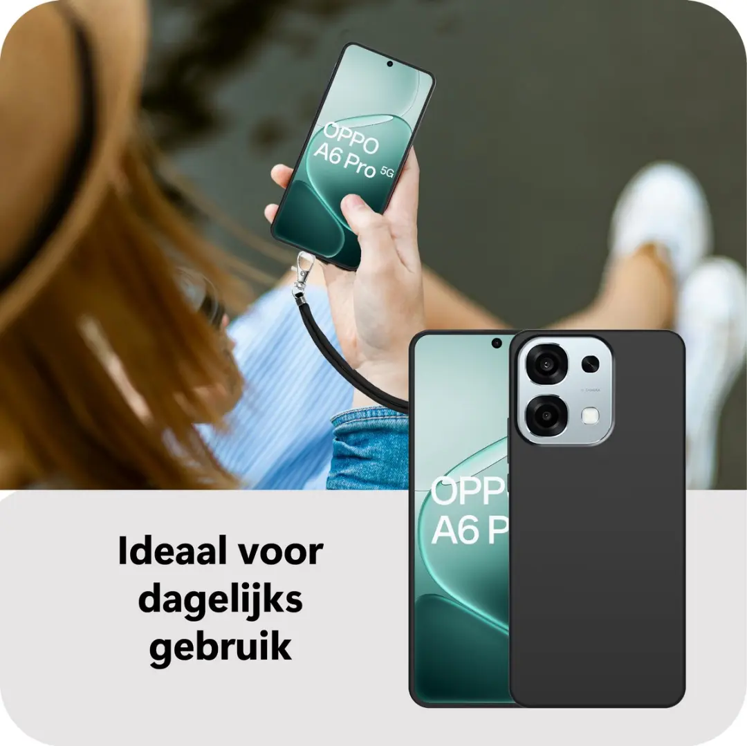 Just in Case Hoesje Oppo A6 Pro MOO2844KL1L - Zwart