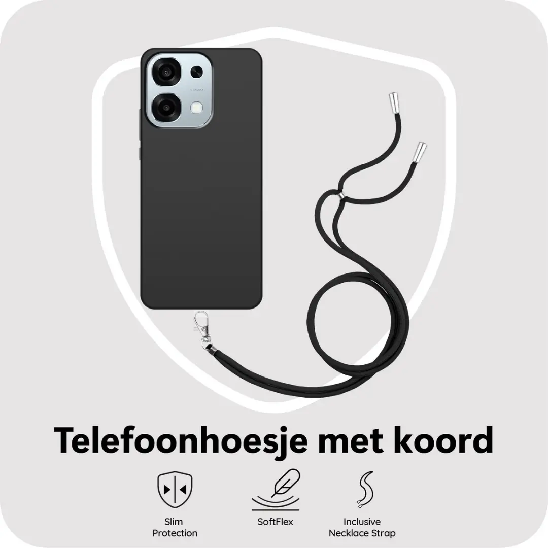 Just in Case Hoesje Oppo A6 Pro MOO2844KL1L - Zwart - afbeelding 6 van 6