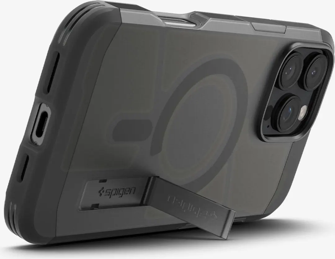 Spigen Tough Armor ACS08509 Hoesje - iPhone 16 Pro - Frost Zwart - afbeelding 3 van 6