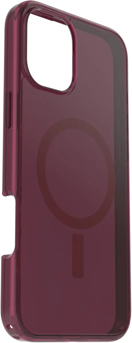 OtterBox Symmetry Series Clear MagSafe Hoes iPhone 16 Plus - Rood/Doorschijnend