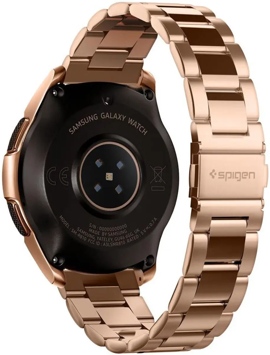 Spigen Modern Fit Stalen Band Roségoud - 20mm - M/L
