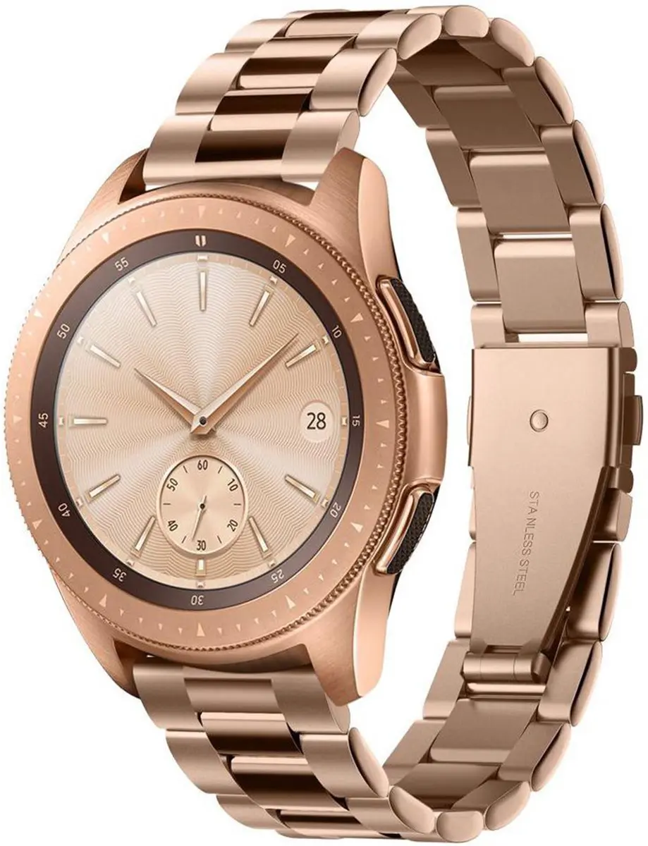 Spigen Modern Fit Stalen Band Roségoud - 20mm - M/L