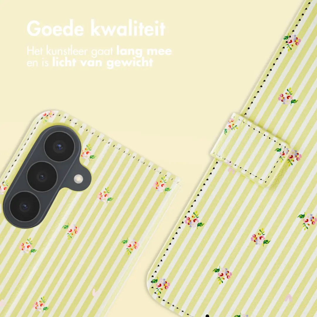 Imoshion Galaxy S26 Hoesje Garden Stripes - 3 Pasjes