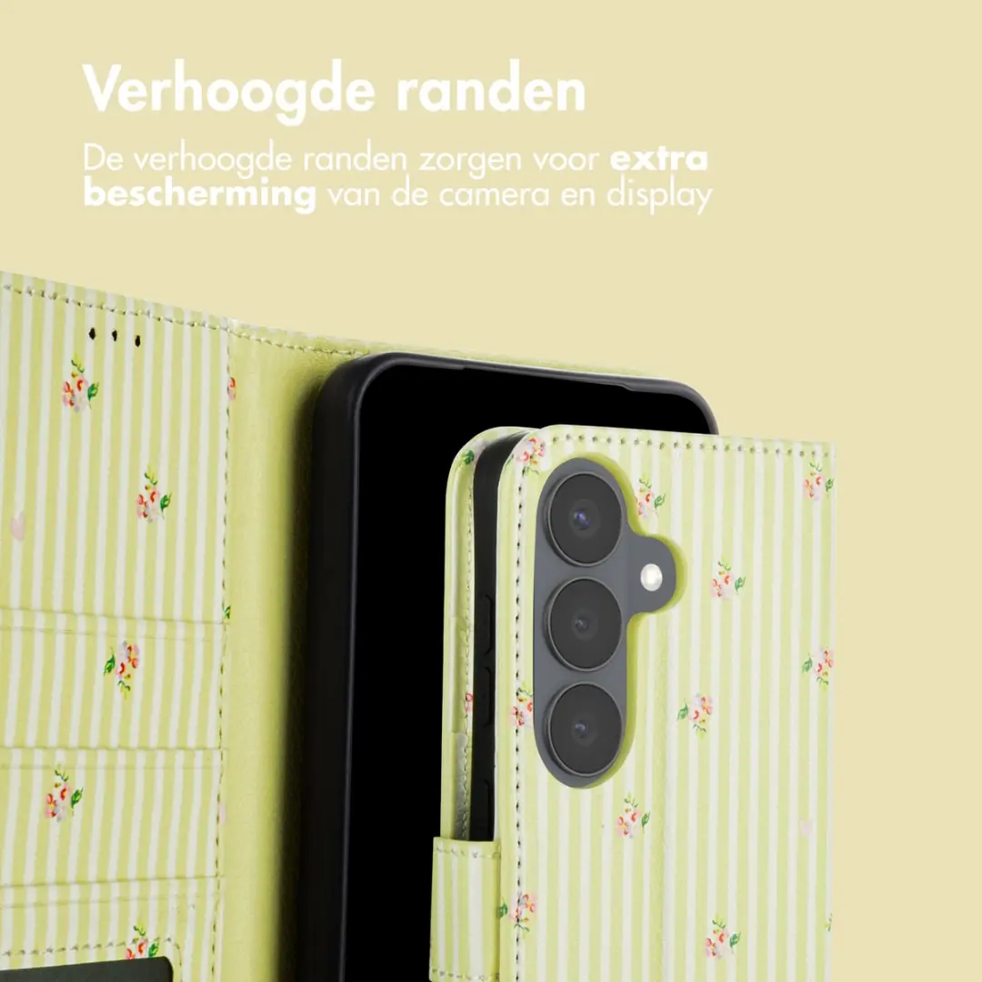 Imoshion Galaxy S26 Hoesje Garden Stripes - 3 Pasjes