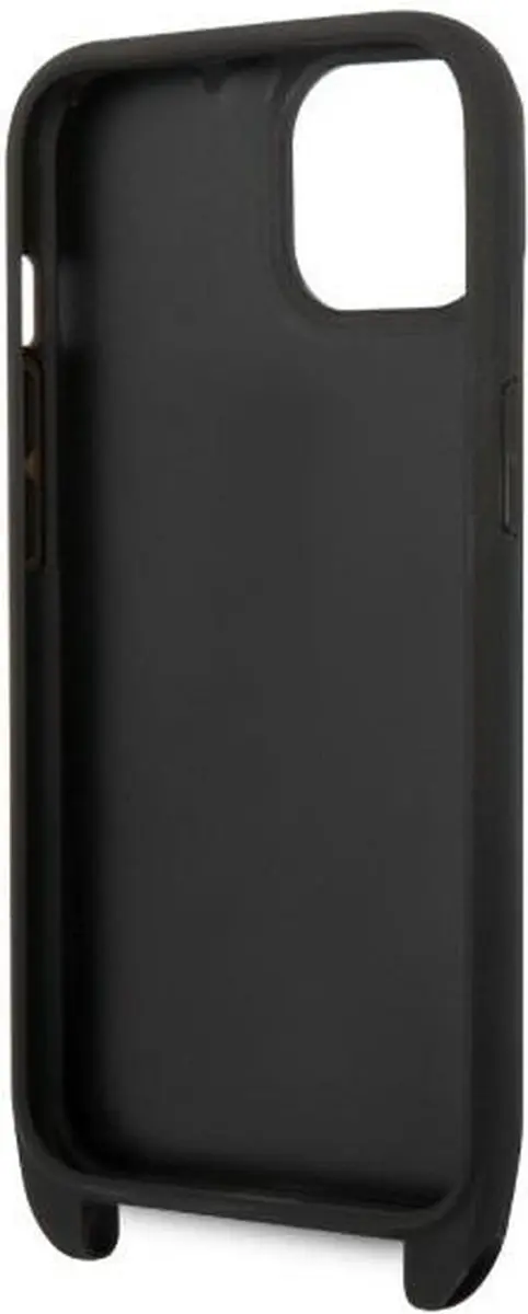 Karl Lagerfeld KLHCP14SSTKMK iPhone 14 Hardcase - Monogram Patch - Zwart