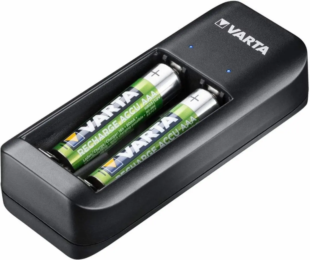 Varta Value USB Duo Lader 2x AAA 800mAh - 57651 201 421 - Zwart
