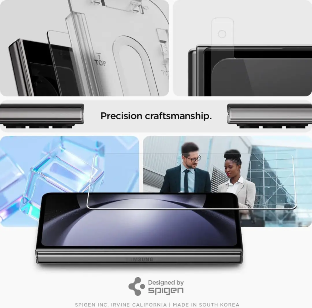 Spigen AGL06523 Scharnier Screen Protector Samsung Galaxy Z Fold5 - 2 Stuks