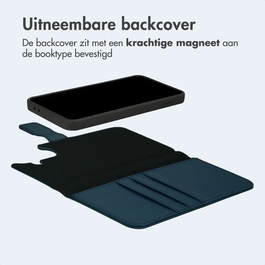Imoshion Bookcase Hoesje Samsung Galaxy A37 5G - Blauw - 3 Pasjes