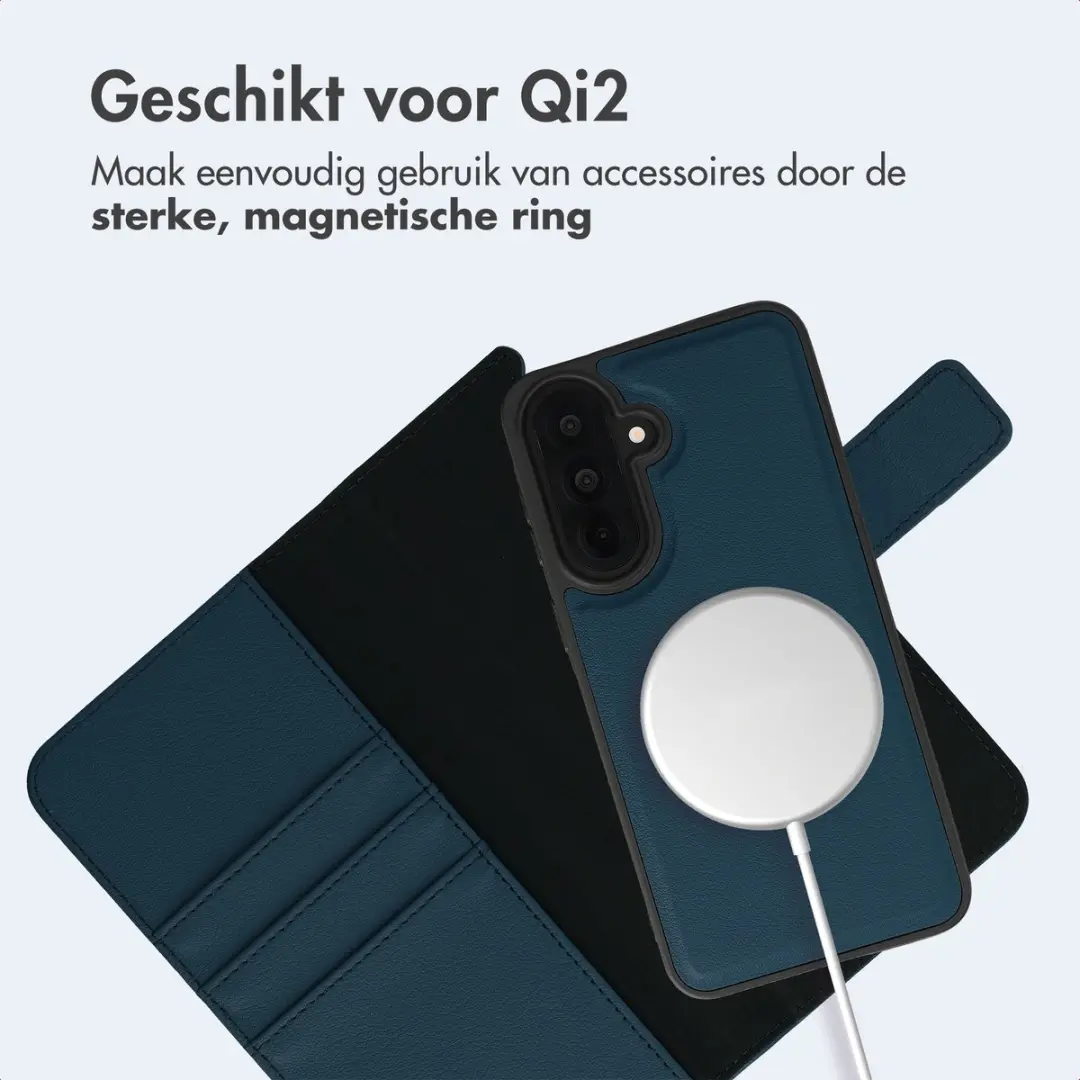 Imoshion Bookcase Hoesje Samsung Galaxy A37 5G - Blauw - 3 Pasjes